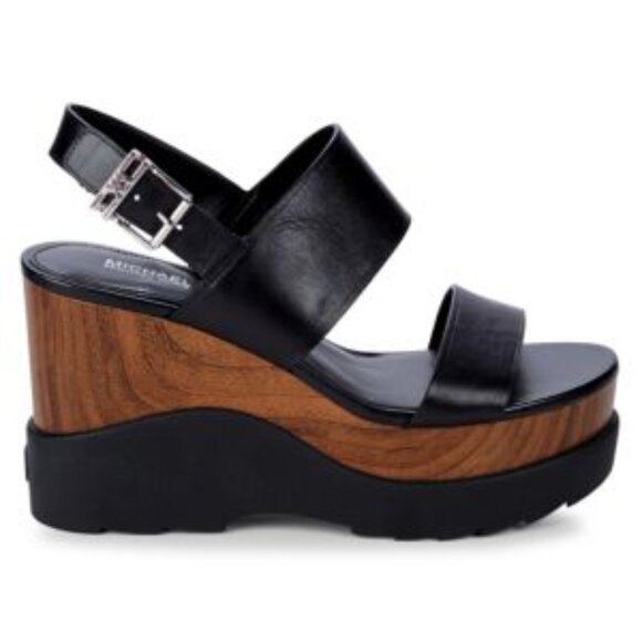 Michael Kors Rhett Wedge in Black Luggage, Size 11 - Picture 2 of 9